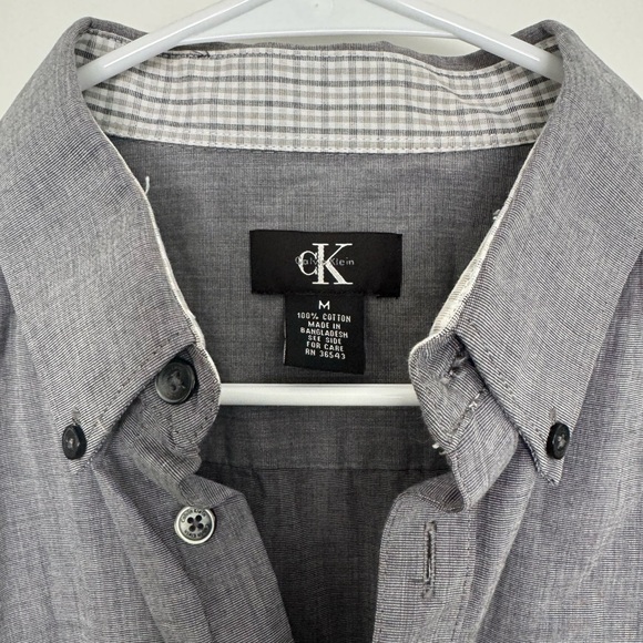 Calvin Klein Gray Dress Shirt - Picture 4 of 4
